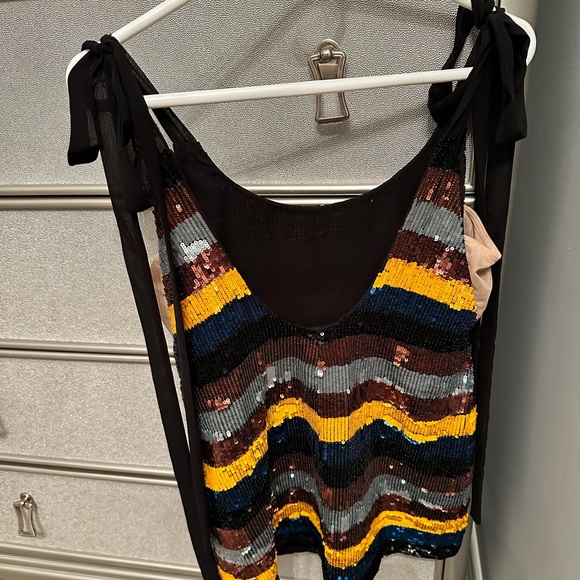 NBD Sequin Stripe Dress - Picture 6 of 10